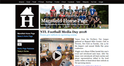 Desktop Screenshot of mansfieldhomepage.com